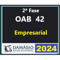 2ª Fase OAB 42º Exame - Direito Empresarial (DAMÁSIO 2025) Regular